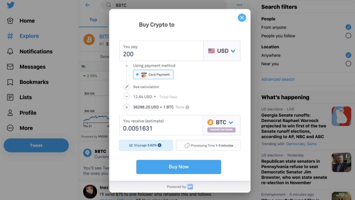 Mask Network 引入法币聚合器 Transak，共同推动更完善的开放金融体系