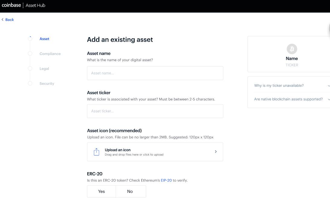 Coinbase宣布推出Asset Hub，以简化数字资产上市流程
