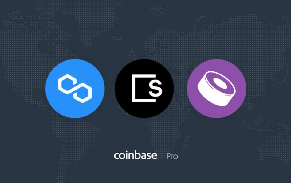 Coinbase宣布即将上线MATIC、SKL与SUSHI