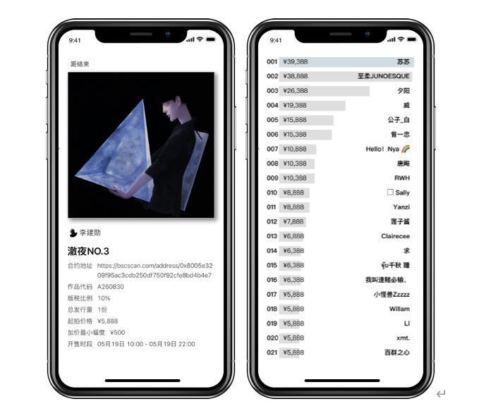 NFT交易平台 umx.art 首发，李建勋画作NFT暴涨近 7 倍