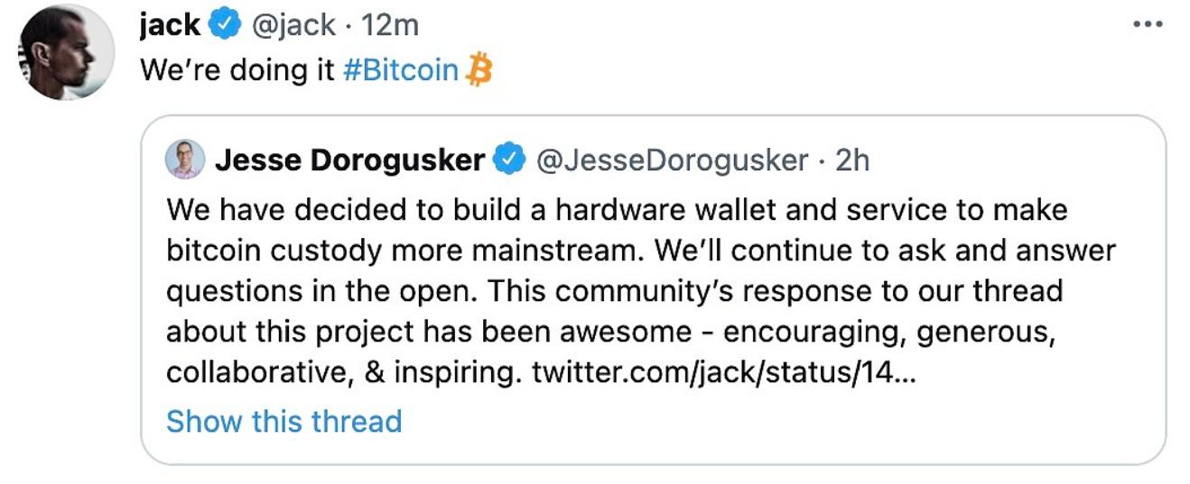 支付公司Square正在建立比特币硬件钱包