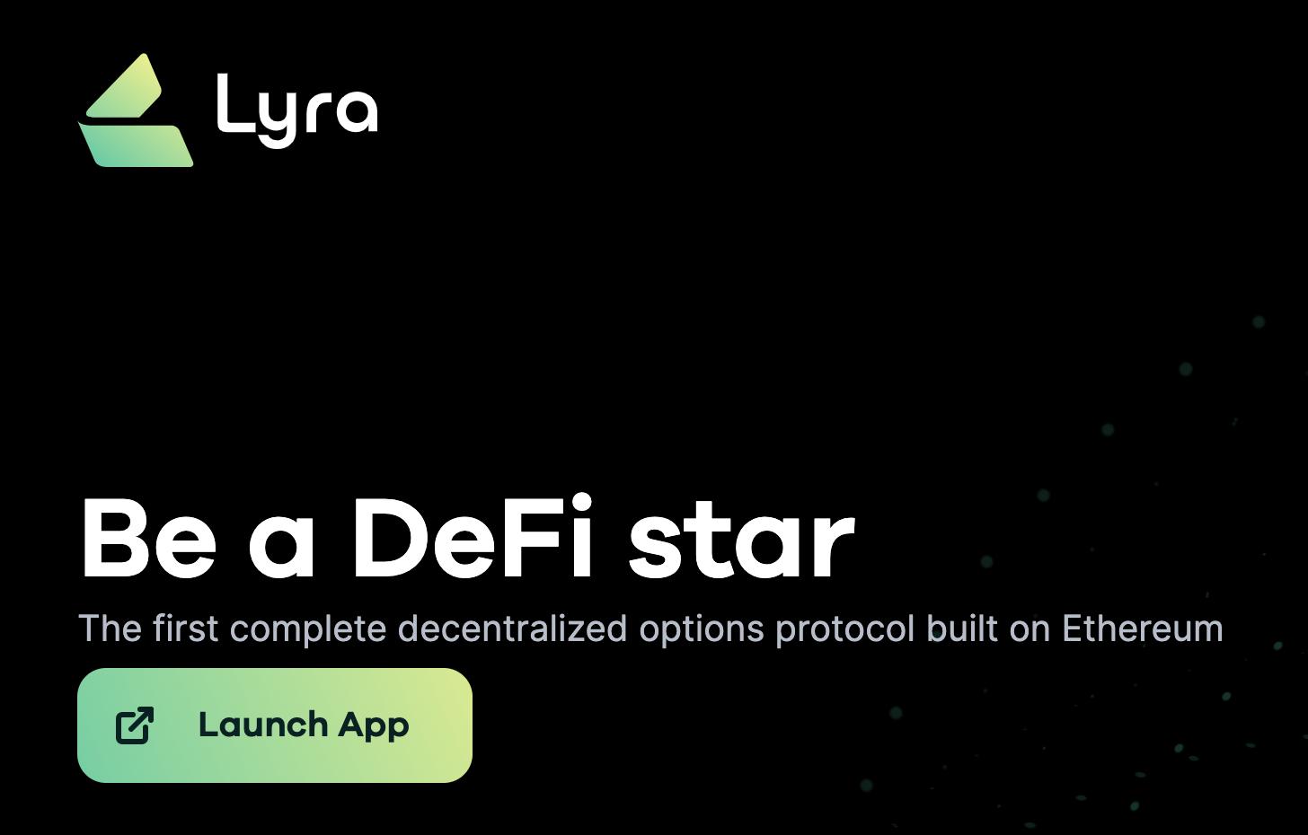 Lyra：更友好的风险管理与精准定价期权