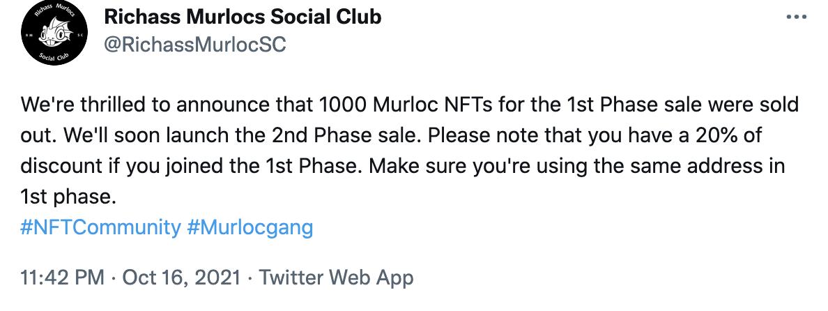 基于 BSC 的社交元宇宙的NFT头像类项目 RMSC 第一阶段售卖已售罄