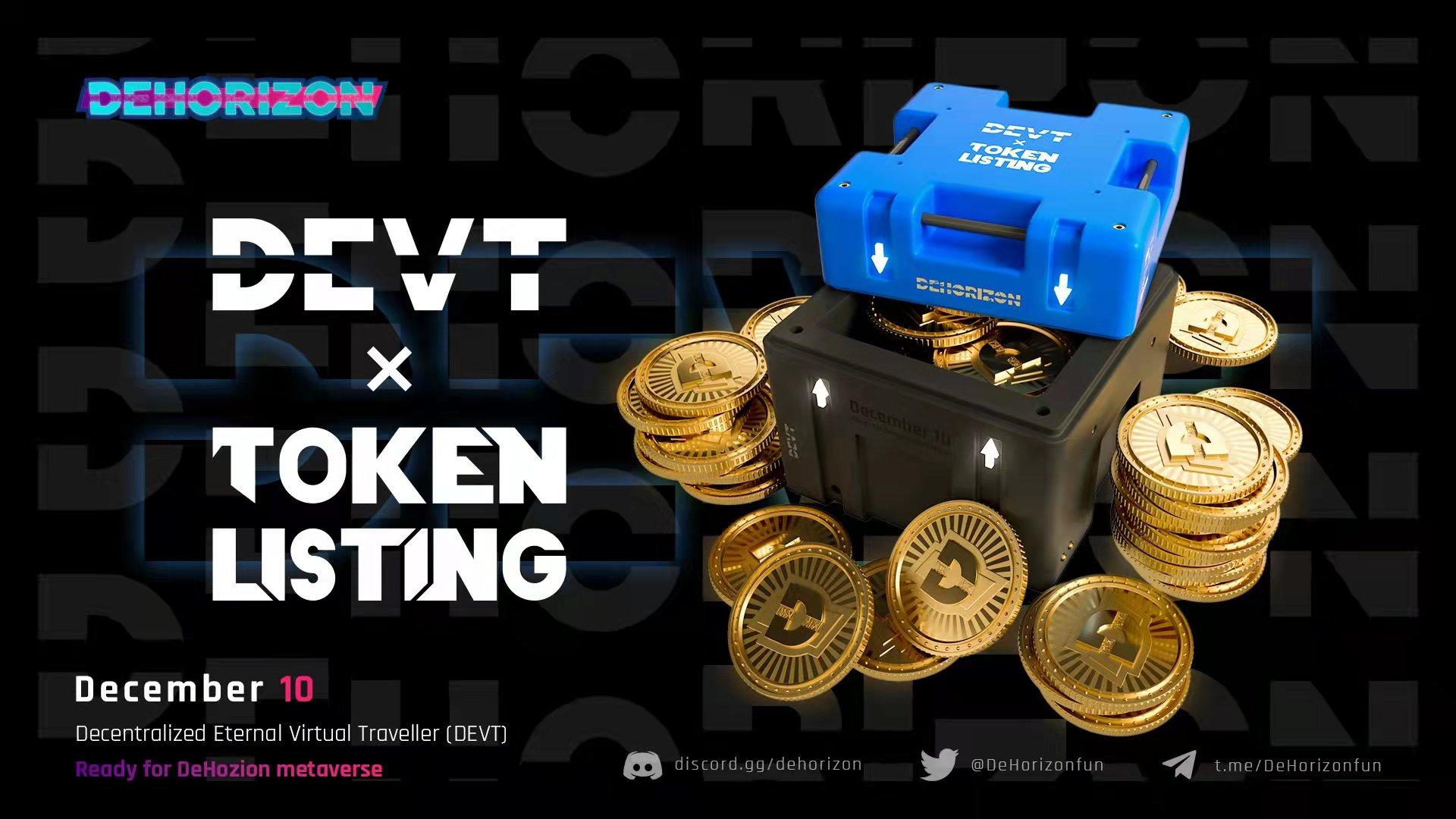 GameFi元宇宙项目DeHorizon将于12月10日推出治理Token DEVT