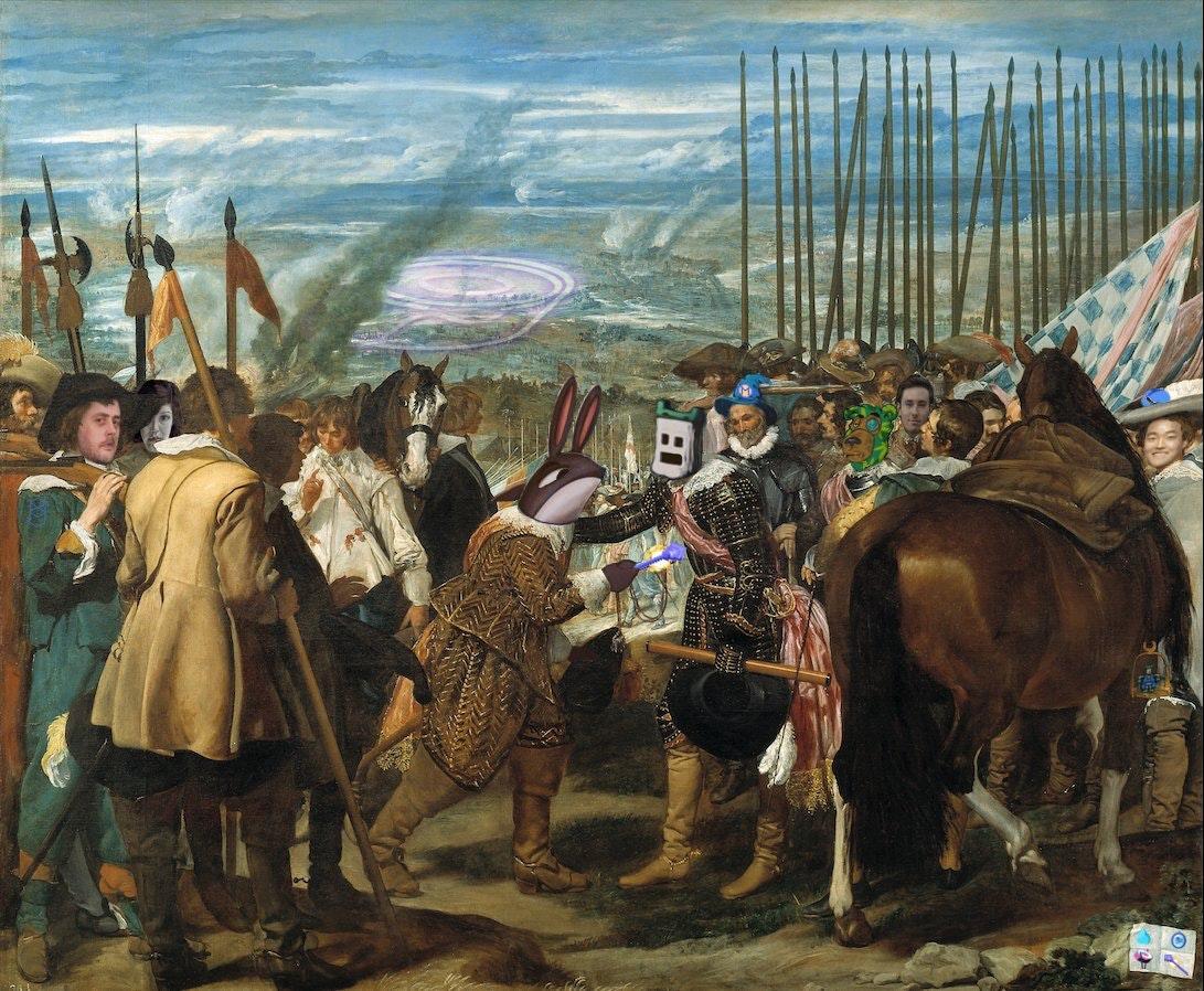 当 Dani 和 Andre 走在一起，他们正在组装 DeFi 的乐高死星