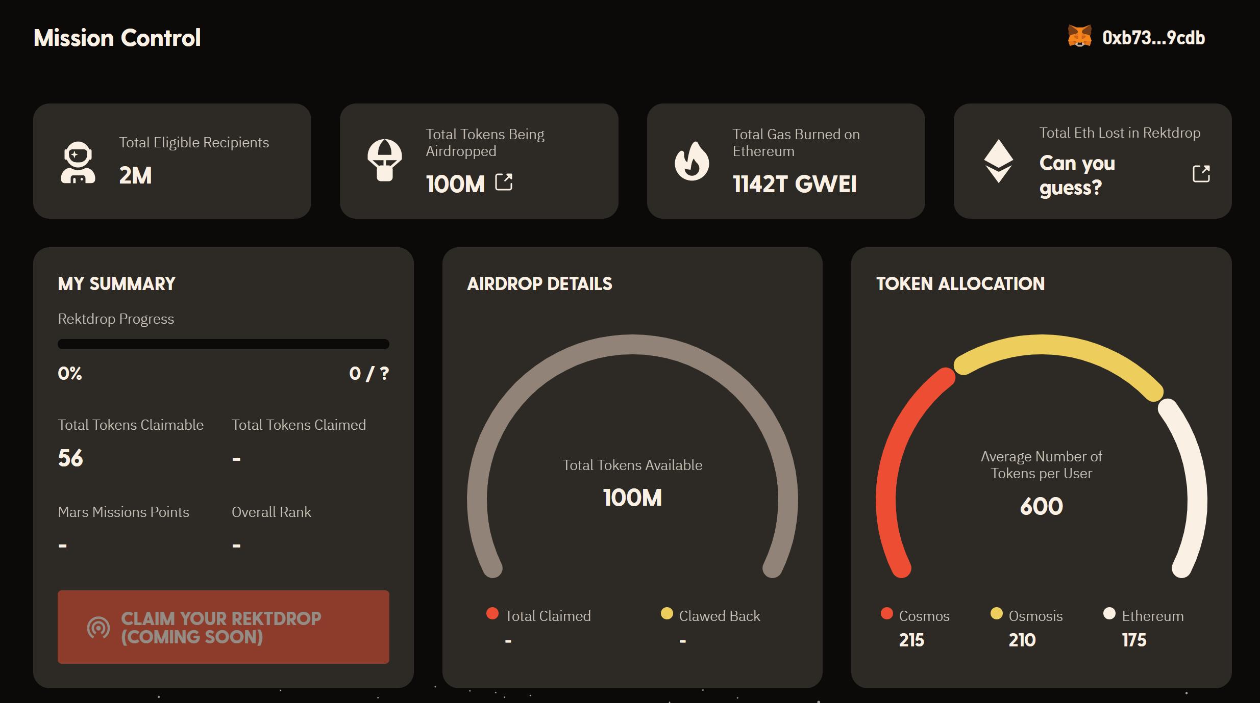 Evmos 公布空投查看网站，以太坊用户现可查看空投数量