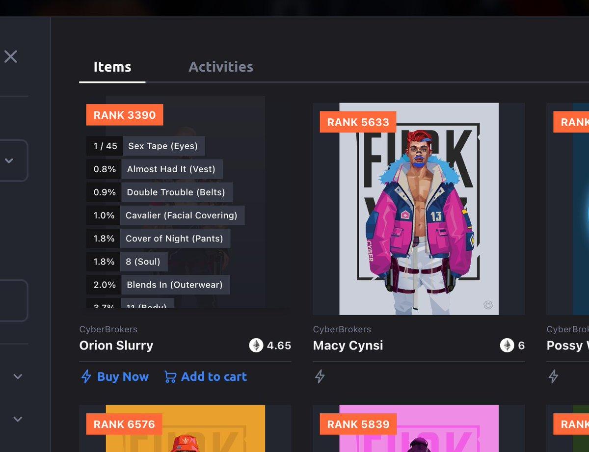 X2Y2 针对部分 NFT 系列上线稀有度展示功能