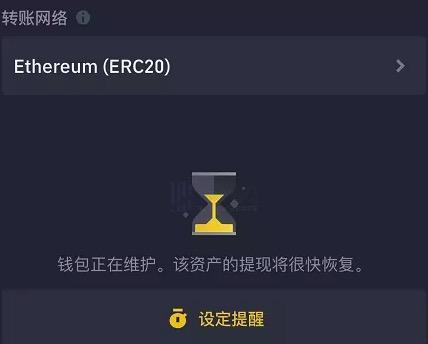Binance app 目前暂停提现