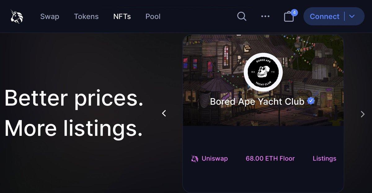 Uniswap 被爆料进军 NFT 新进展：包含一键购买多个 NFT 等功能