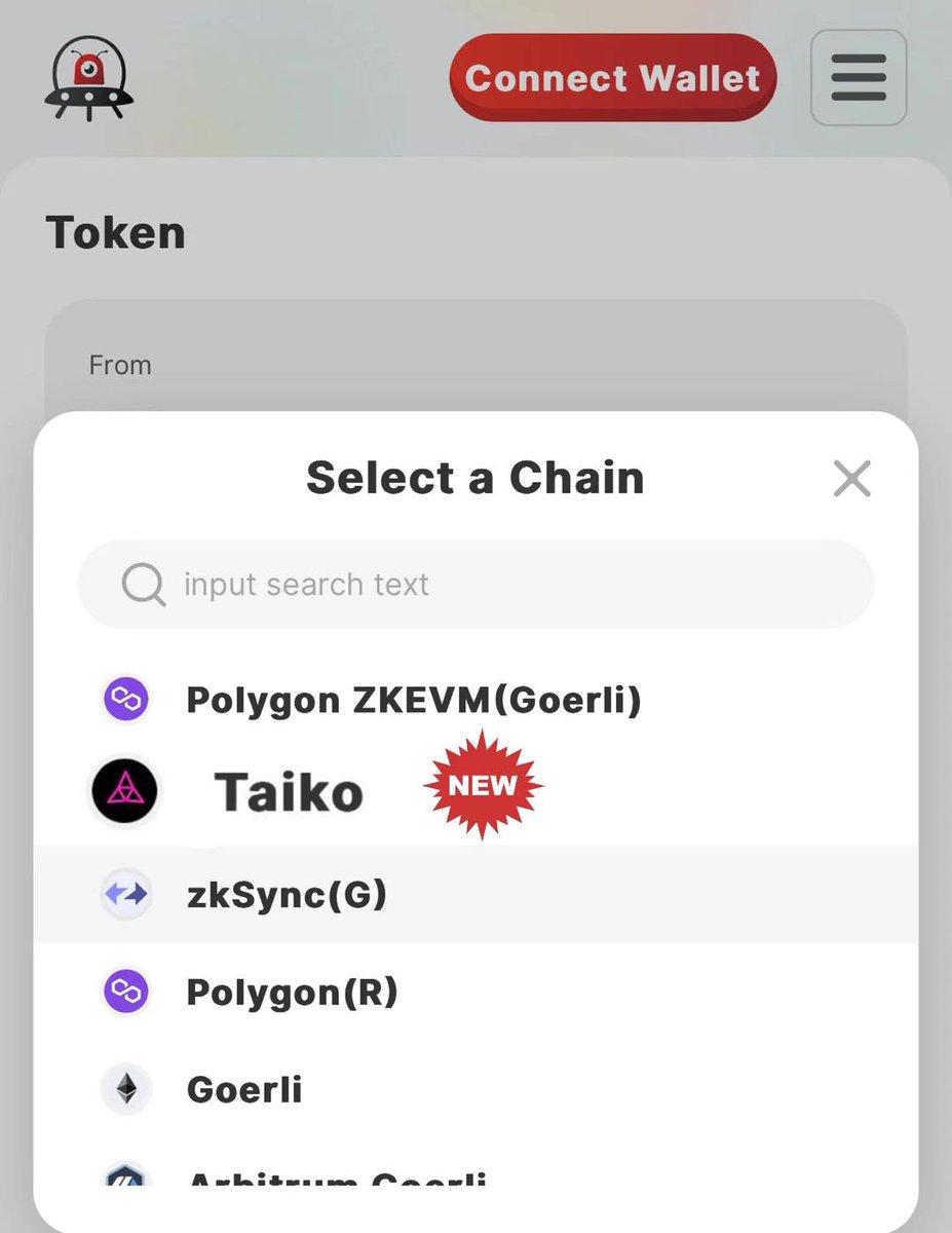 Orbiter Finance 在测试网上已集成 Taiko