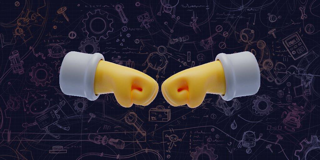 Multiple mainstream DeFi projects released "fist bump" images on Twitter, possibly to announce important news next week