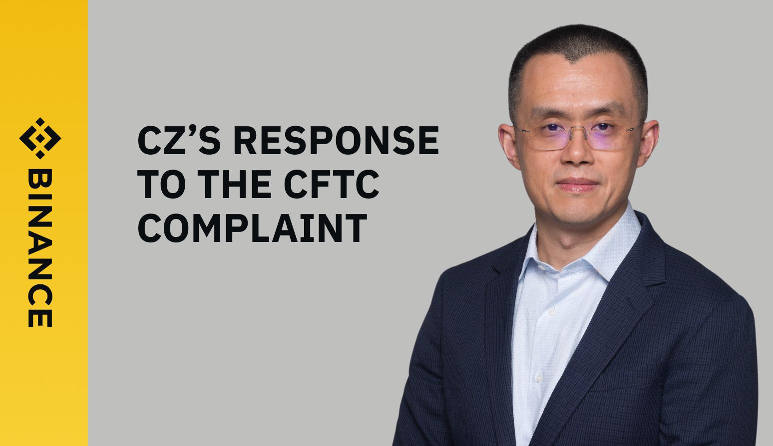 赵长鹏回应 CFTC 指控全文