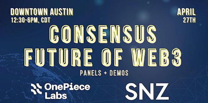 SNZとOnePiece Labsは「Future of Web3」盛会を成功裏に開催し、Web3の未来の発展と投資機会について共に議論しました。