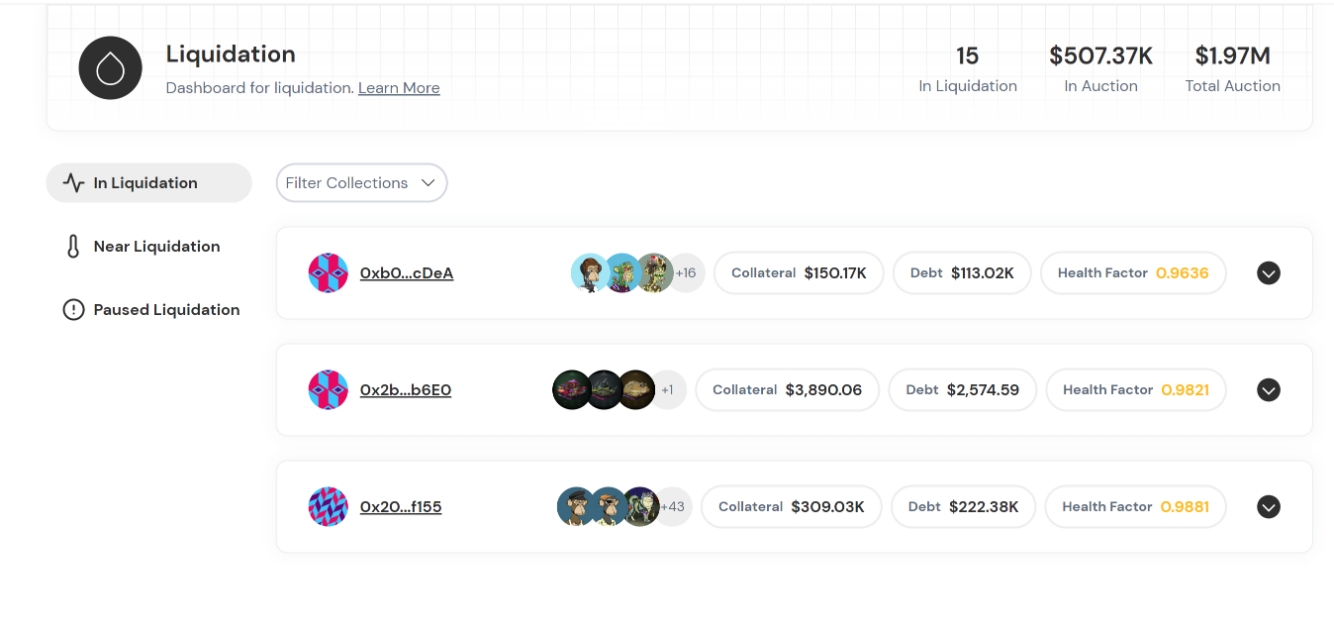 NFT 借贷协议 ParaSpace 已暂停 12 笔 Azuki 抵押清算，债务金额接近 46 万美元