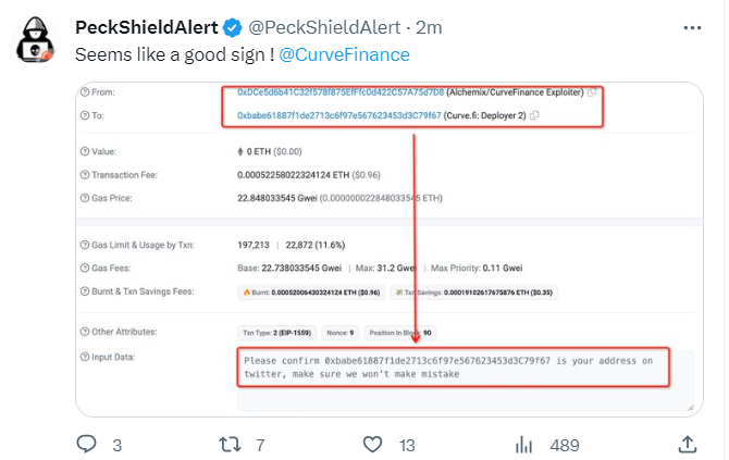 alETH 攻擊者或將相關資金歸還給 Alchemix