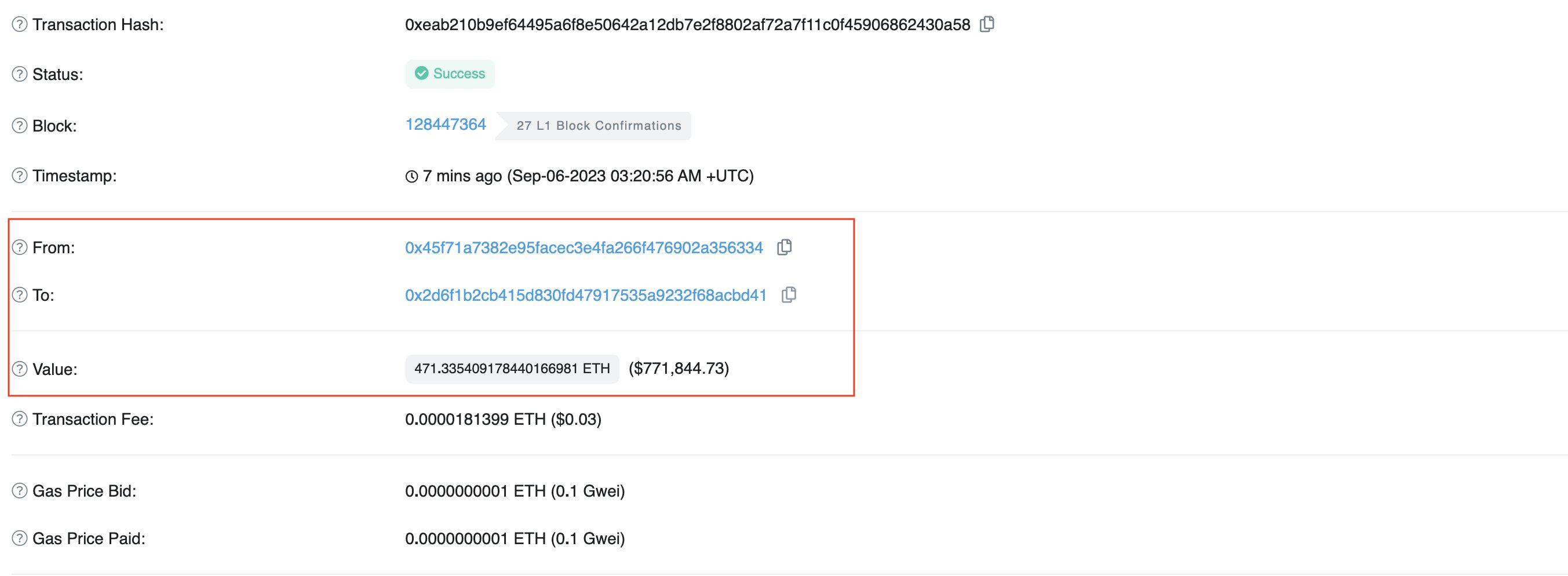 PeckShield：GMBL.COMPUTER 黑客将 471.3 枚 ETH 转至新地址