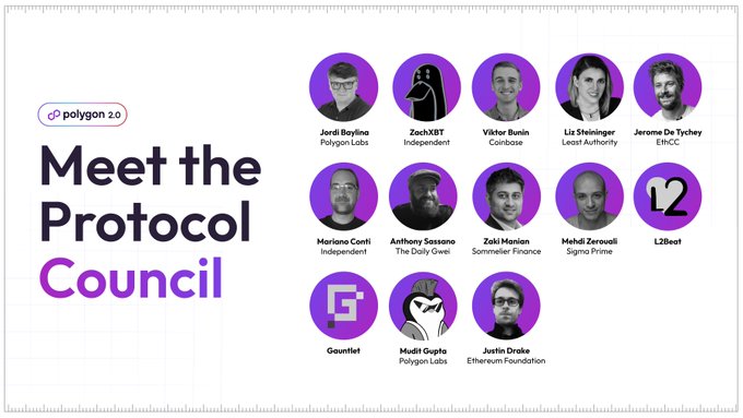 Polygon 提議成立治理委員會，任命 13 名成員