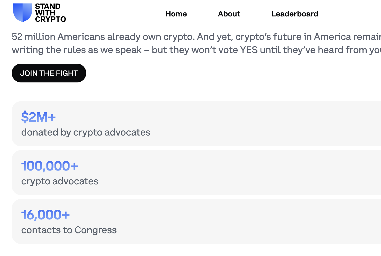 Coinbase는 미국 세무서의 제안된 암호화세법에 맞서기 위해 "Stand With Crypto" 프로그램을 시작했습니다