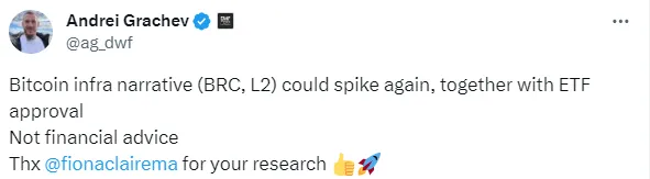 DWF Labs 联创：比特币基础设施可能再次爆发