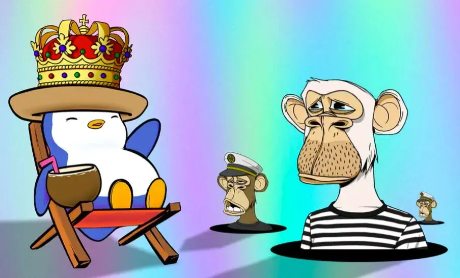 Yuga 收购 PROOF 当日，“无聊猿”被“胖企鹅”拉下王座