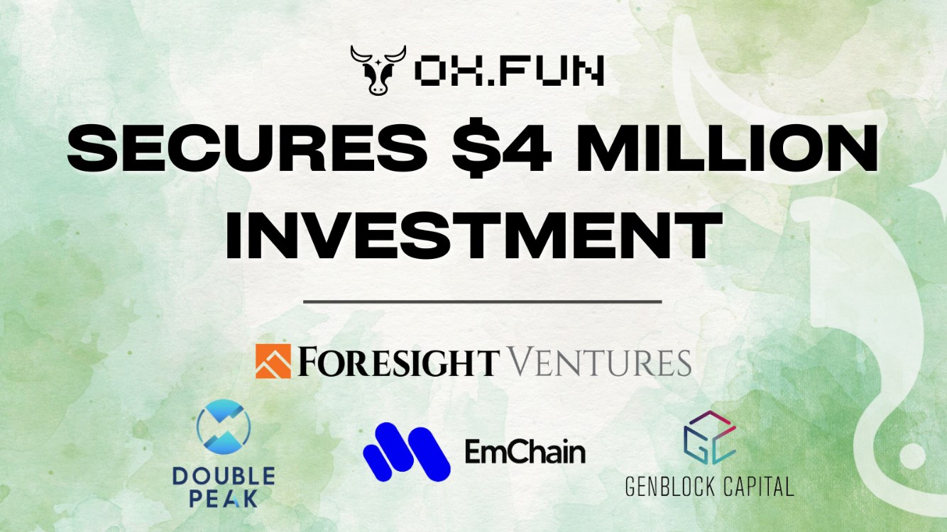 永続契約取引プラットフォーム OX.FUN が 400 万ドルの資金調達を完了、Foresight Ventures が主導