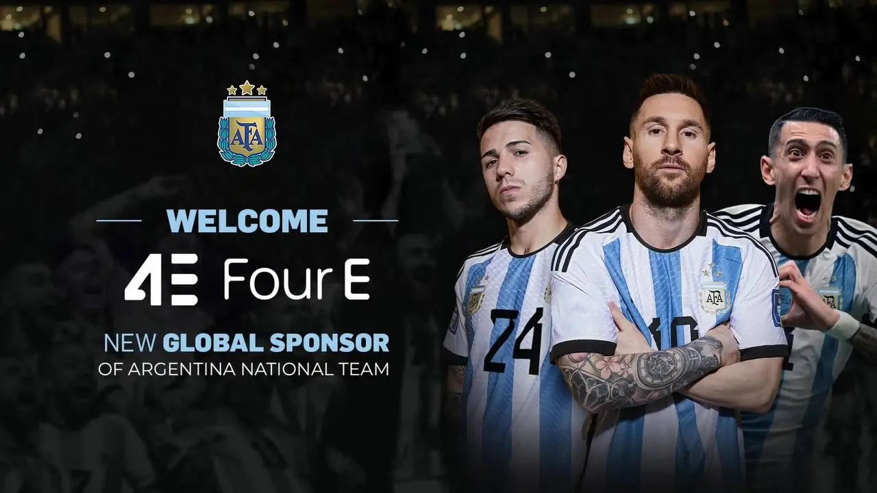 Join hands with the Argentina national football team to create brilliance again, 4E Exchange announces its global sponsorship