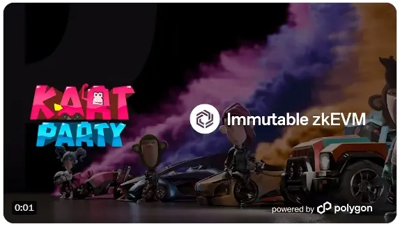 NFT 游戏 KartParty 将在 Immutable zkEVM 上启动，并计划为所有用户集成 Passport