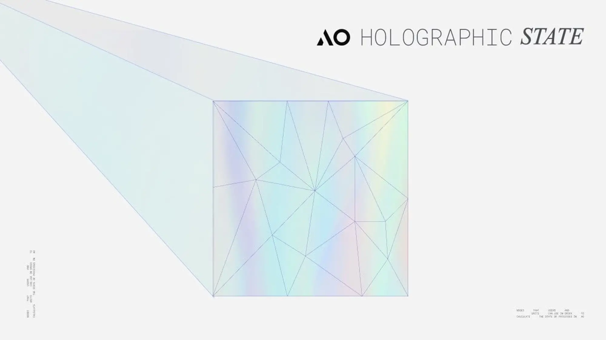 AO 共识与全息态
