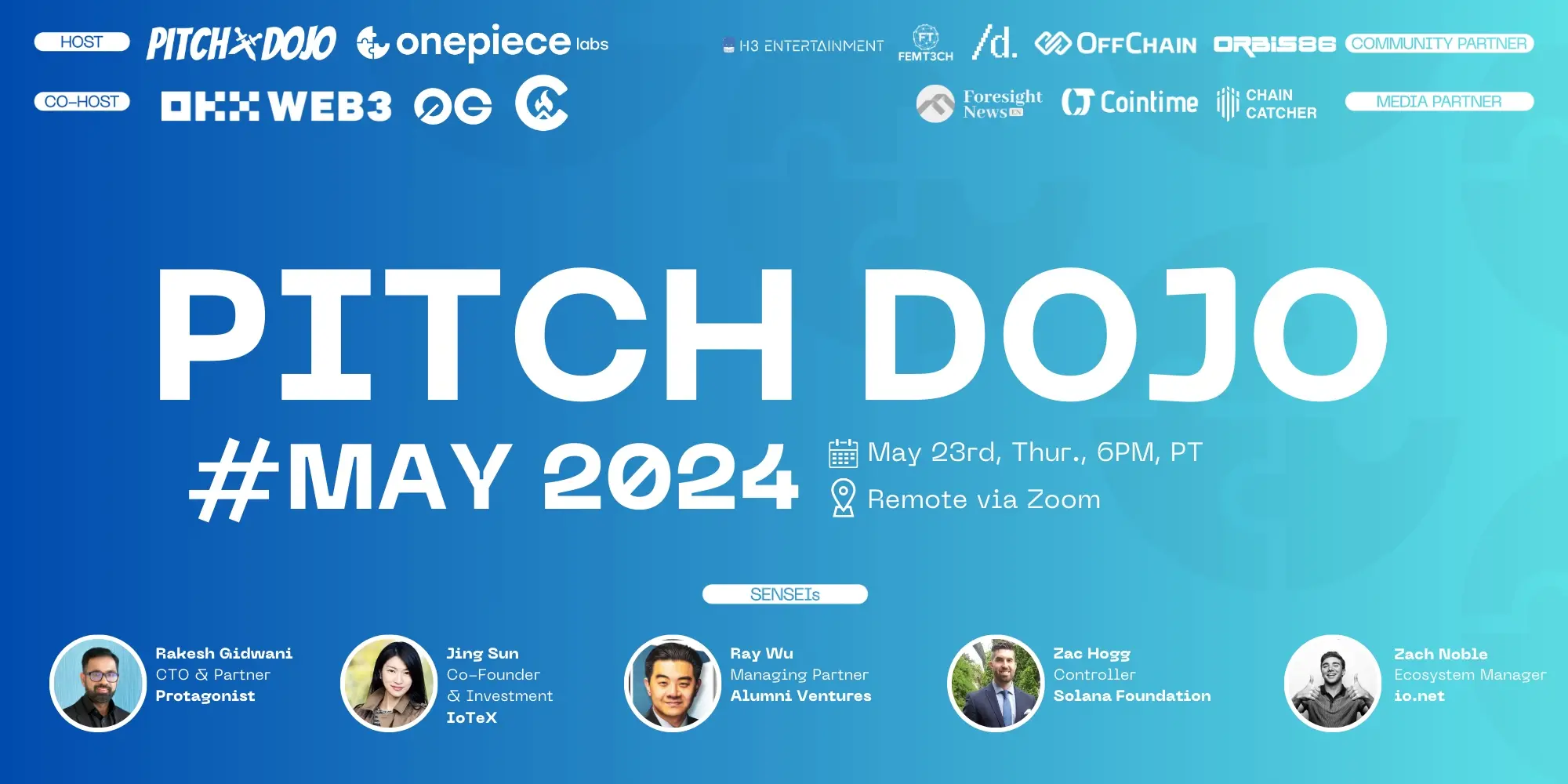 2024 年 5 月 Pitch Dojo 精彩回顧：連接世界，深化線上參與
