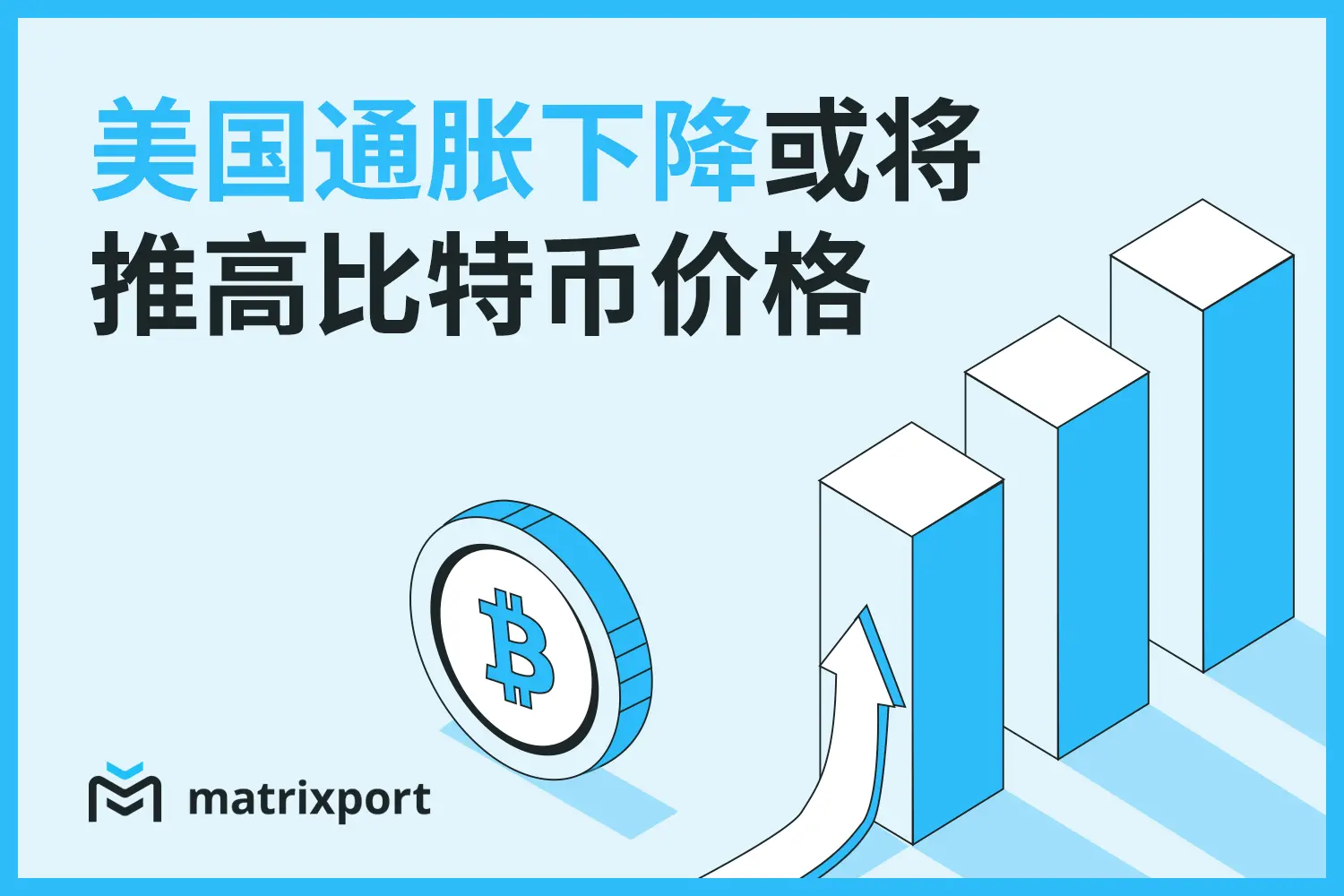 Matrixport 投研：美國通脹下降或將推高比特幣價格