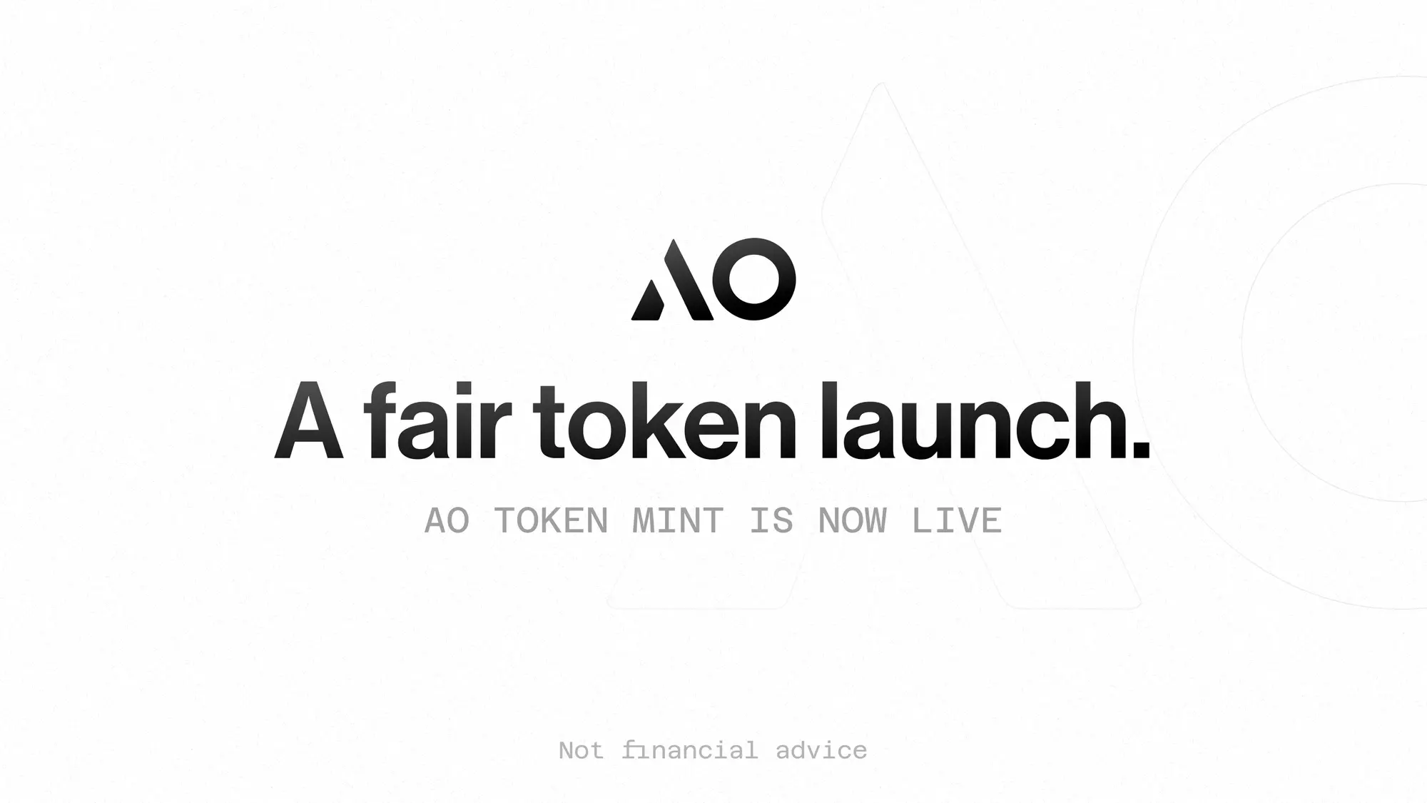 AOトークン経済モデルが発表され、どのように効率的にAOトークンを取得するかが明らかになりました。