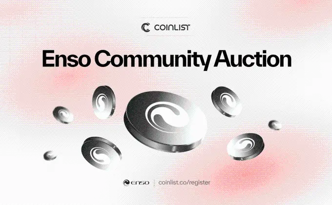 Enso Token Launch는 CoinList에서 커뮤니티 경매를 통해 가치를 결정할 것입니다
