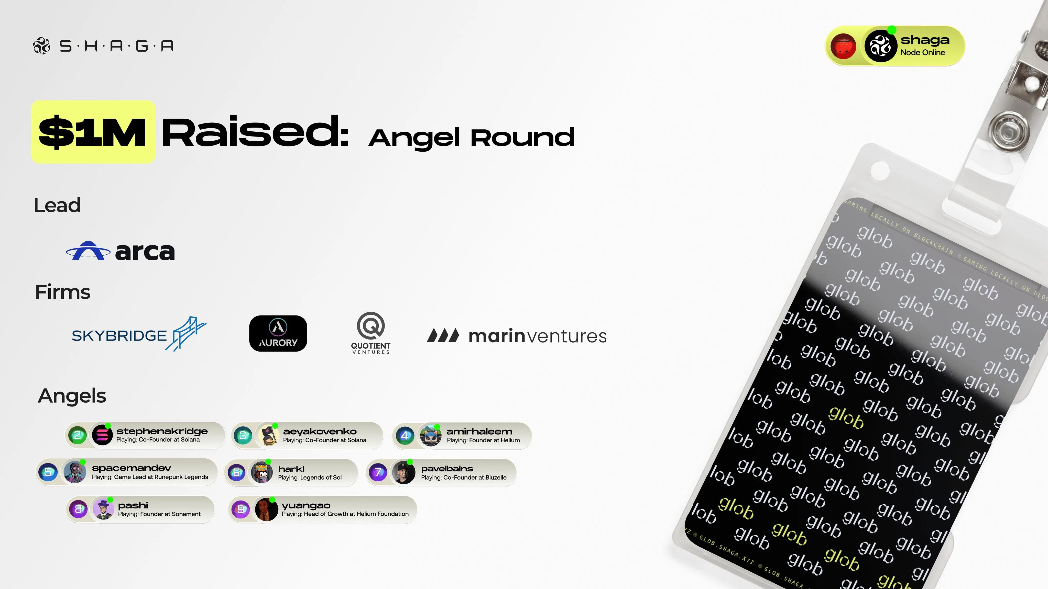 雲遊戲 PC 借貸項目 Shaga 完成 100 萬美元天使輪融資，arca 領投