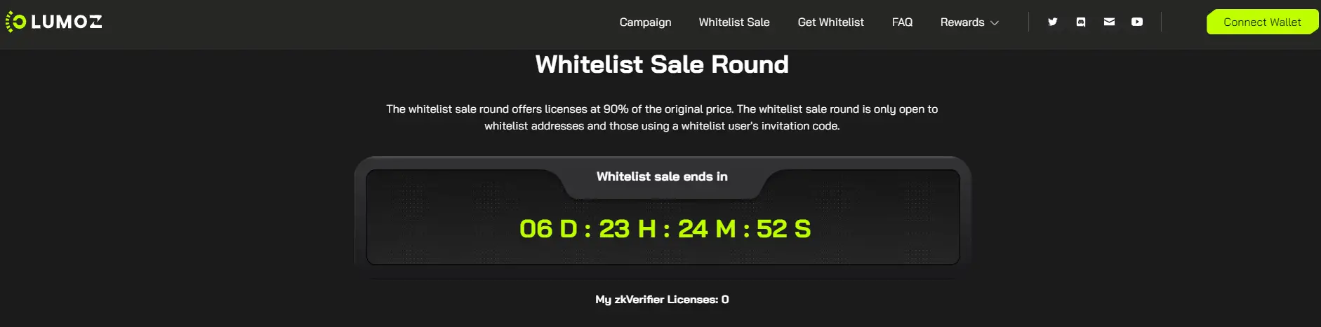 LumozはzkVerifier Nodeノードのホワイトリストラウンドとプレセールラウンドの残金支払いを開始しました。