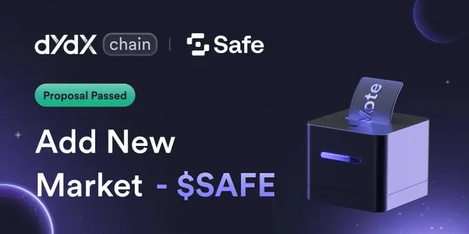 dYdXコミュニティは、dYdXチェーンにENS、FLOKI、TAOなどのトークンを追加することを投票で承認しました。