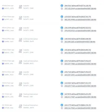 複数のレバレッジを使用したETHのクジラアドレスが清算されました。