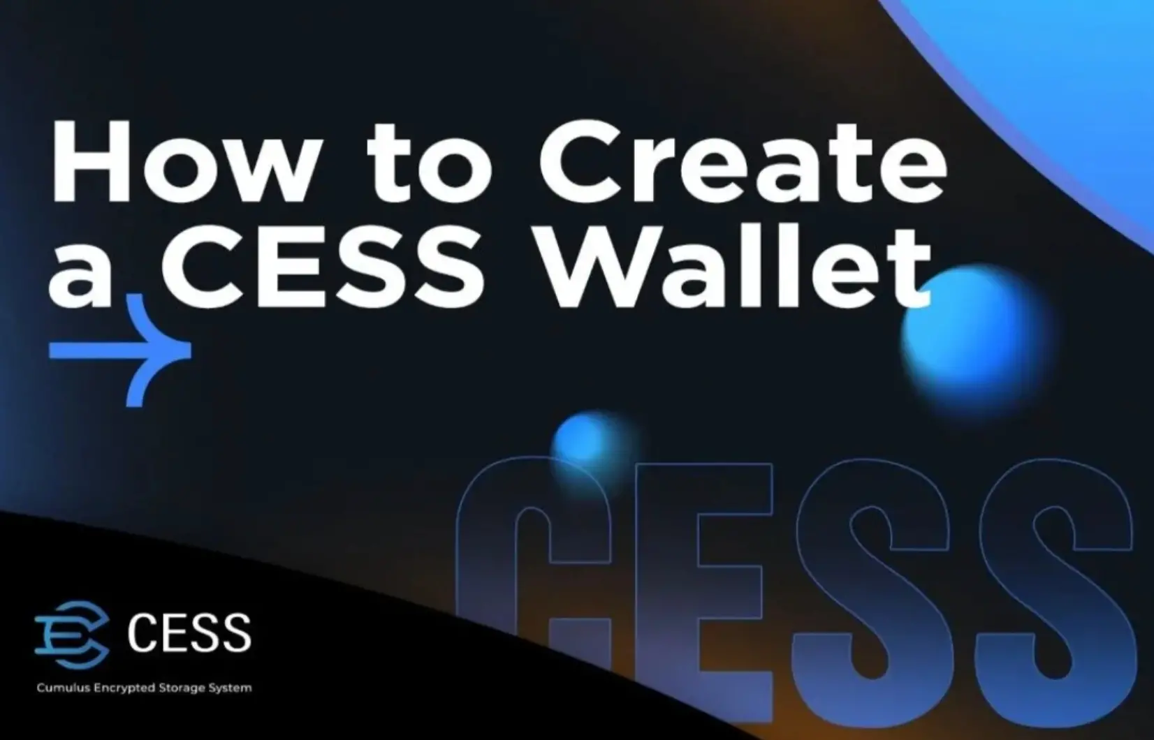 CESS チュートリアルシリーズ：CESS ウォレットの作成方法