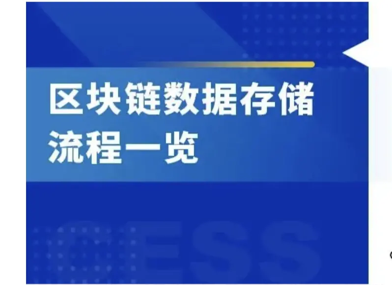 區塊鏈數據存儲流程一覽
