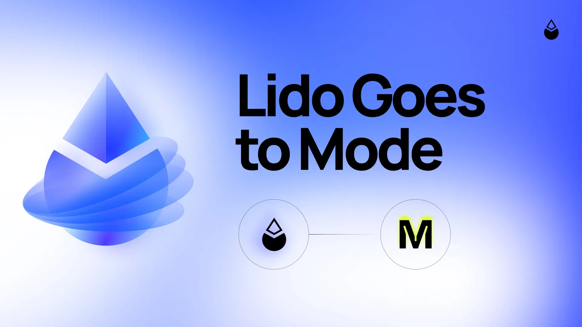 Lido 的 wstETH 现已在 Mode Network 上线