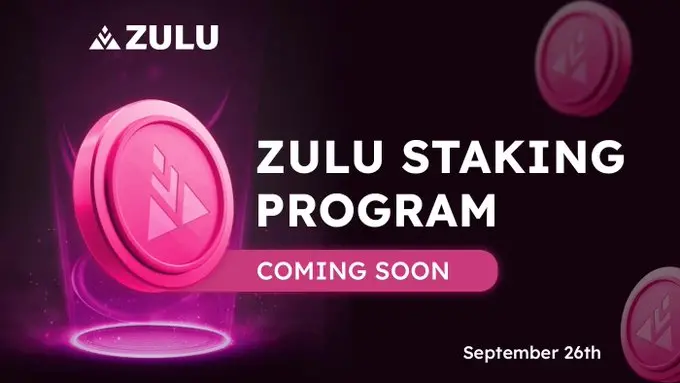 ビットコイン Layer 2 プロトコル Zulu Network は 9 月 26 日にステーキングプランを開始します。