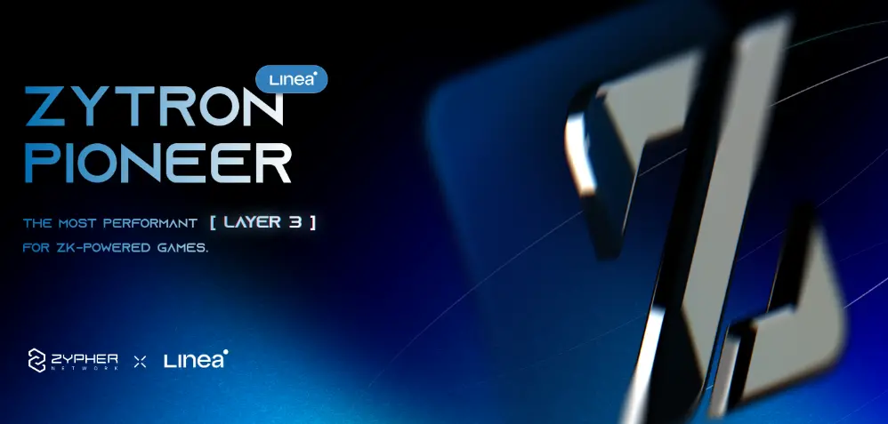 Zytron Pioneer（Linea Layer 3）：最适用于 ZK 驱动游戏的 Layer 3