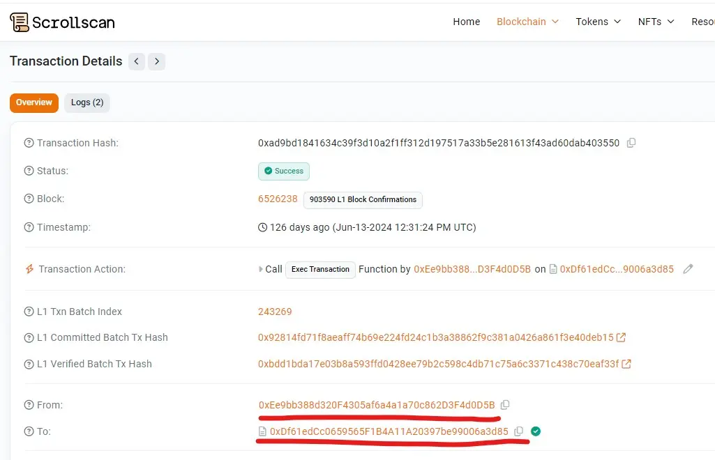 エアドロップ前夜、Scrollチームのアドレスにはどれだけのポイントがあるのか?