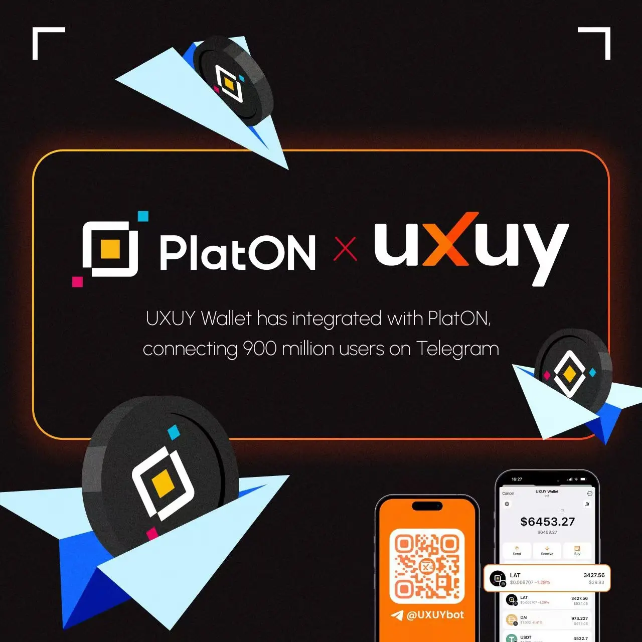 PlatONはUXUYと戦略的提携を結び、9億人のTelegramユーザーにシームレスな支払い体験を提供します。