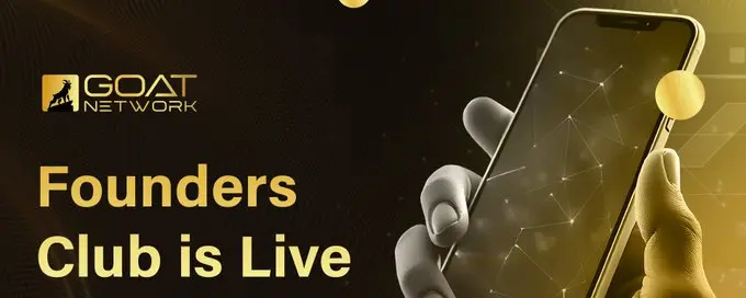 비트코인 L2 프로토콜 GOAT 네트워크 테스트넷이 출시되었으며, Founders Club 프로그램이 시작되었습니다