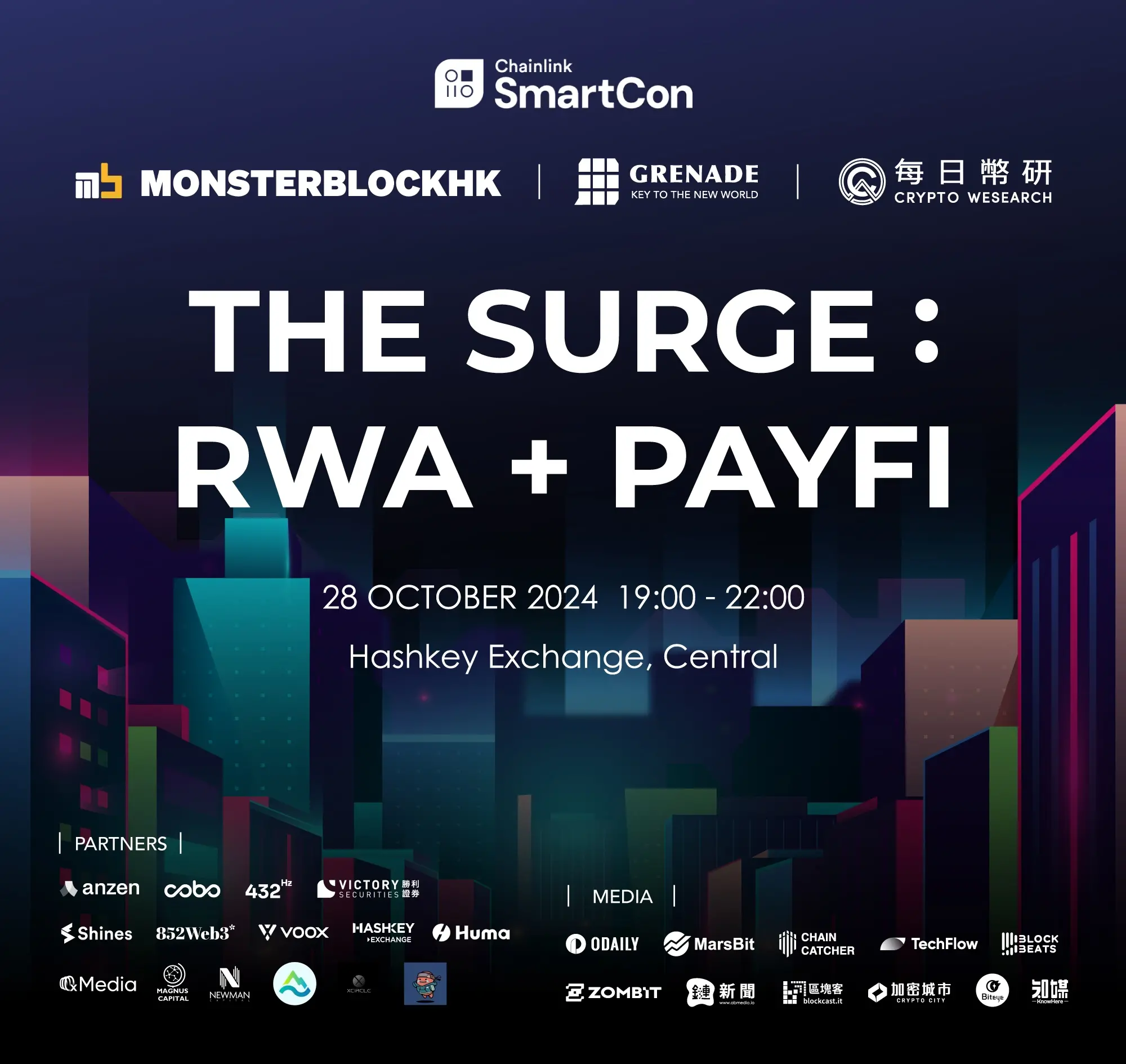 RWA 和支付賽道龍頭、VC 親臨線下周邊活動「THE SURGE」