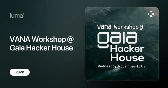 GaiaはAIプラットフォームvanaと提携し、専用のAIエージェントを作成することを発表しました。