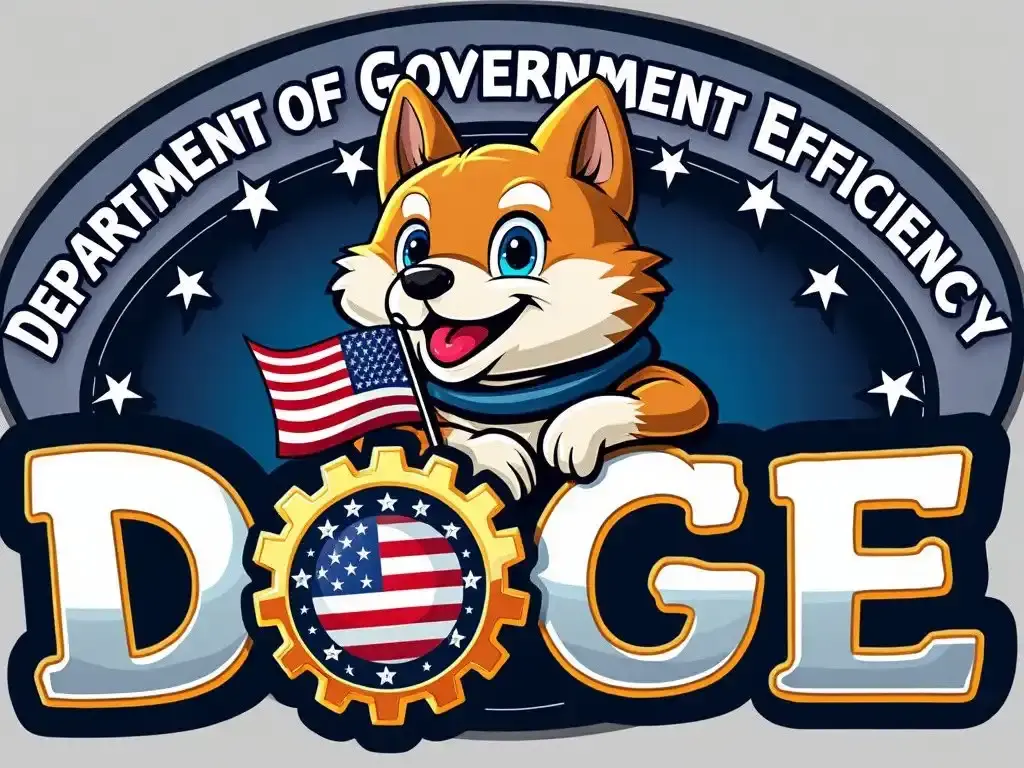 馬斯克發布柴犬形象政府效率部（DOGE）LOGO