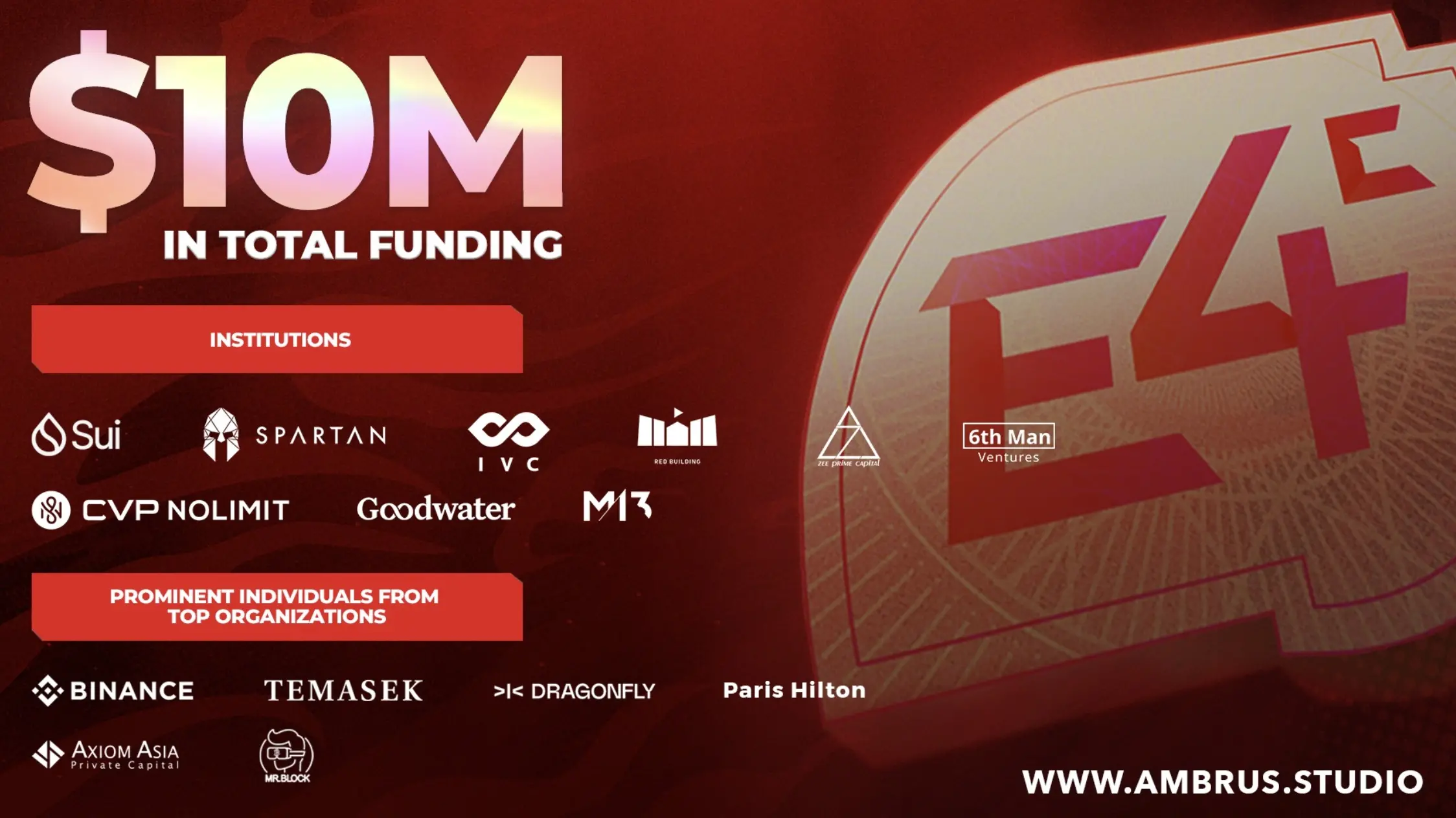 Web3  MOBA 游戏项目 E4C: Final Salvation 完成 1000 万美元融资，The Spartan Group 领投