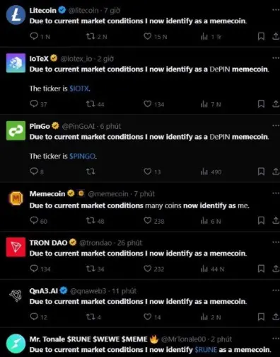 The wind of identifying as a Meme has blown into every corner of the crypto world