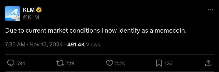 The wind of identifying as a Meme has blown into every corner of the crypto world